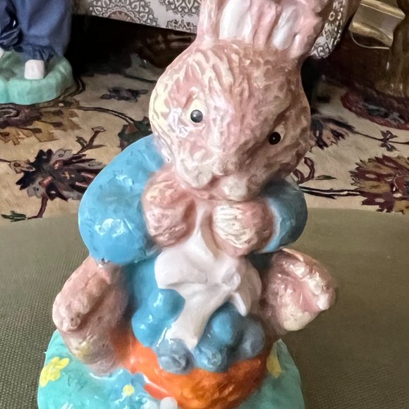 Vtg Easter Rabbit WAX CANDLES Set of 3 Unburned Decorative Novelty Bunny Candles - Picture 5 of 15